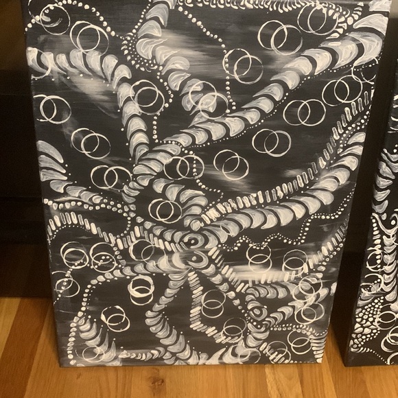 Set of two original, one of a kind abstract paintings. New - Picture 6 of 16